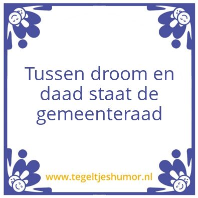 Tegeltje: Dromen
