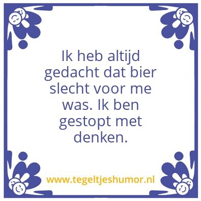 Tegeltje: Tegel