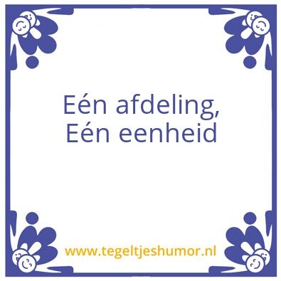 Tegeltje: Tegel