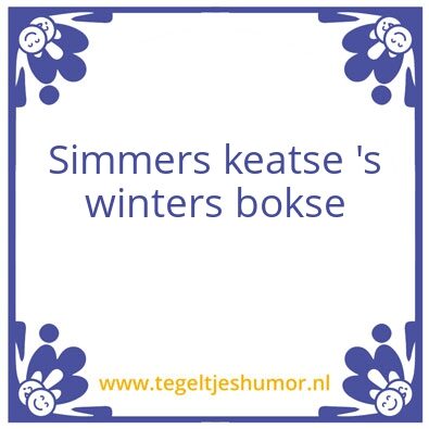 Tegeltje: Heu