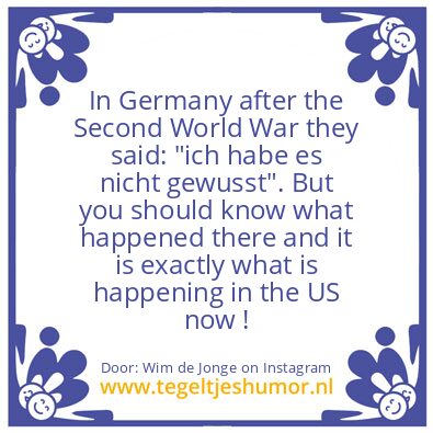 Tegeltje: The lies of the Trump & Co.