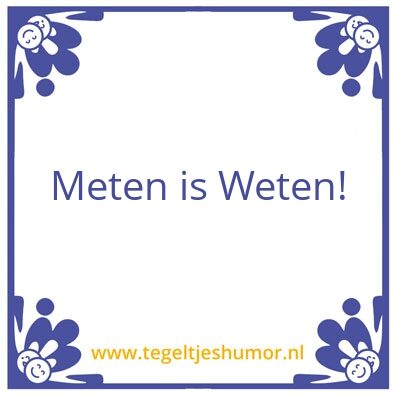 Tegeltje: M=W