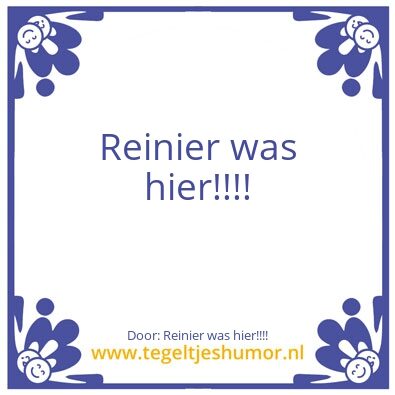 Tegeltje: Kut