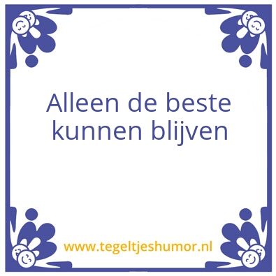 Tegeltje: Humor