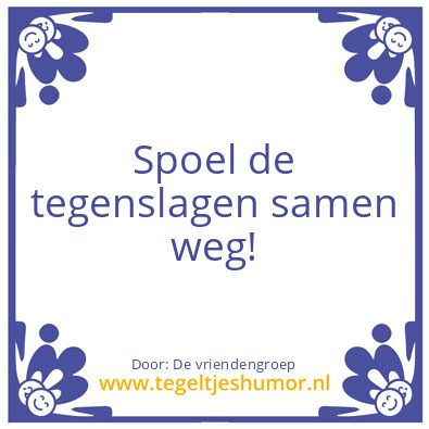 Tegeltje: Hy