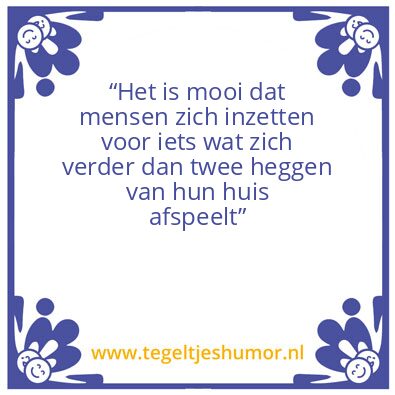 Tegeltje: Hoenar