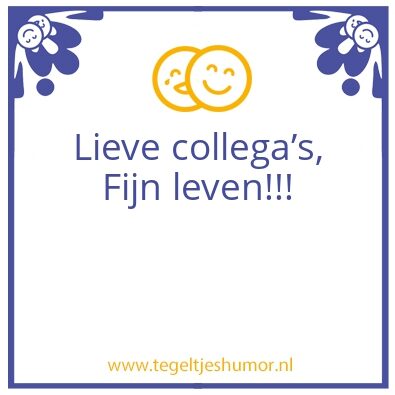 Tegeltje: Afscheid