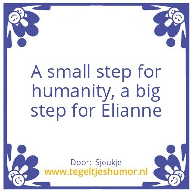Tegeltje: Tegeltje
