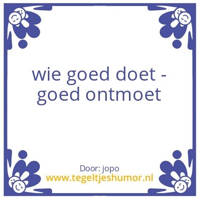 Tegeltje: Speuken