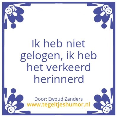 Tegeltje: Aldus Mark Rutte