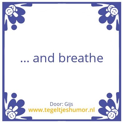 Tegeltje: Fleur