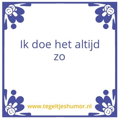 Tegeltje: Patje