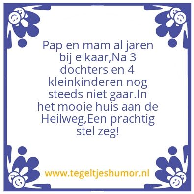 Tegeltje: 45 jaar getrouwd