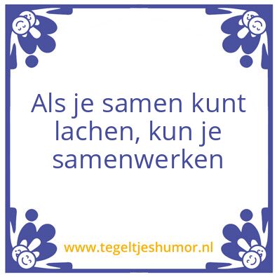 Tegeltje: team