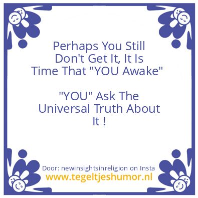 Tegeltje: Perhaps You Still Don’t Get It