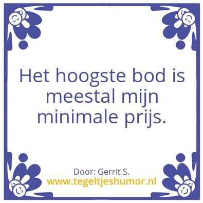 Tegeltje: Ik ben Gerrit.