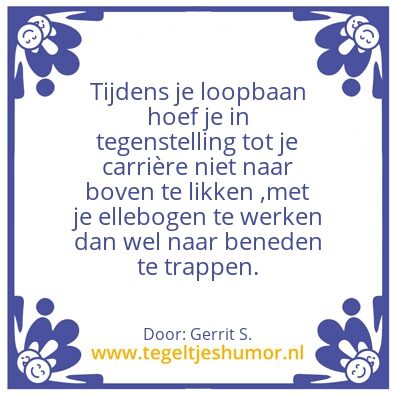 Tegeltje: Ik ben Gerrit.