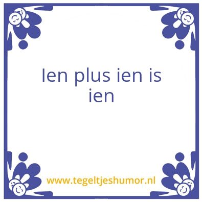 Tegeltje: Us
