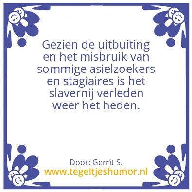 Tegeltje: Ik ben Gerrit.