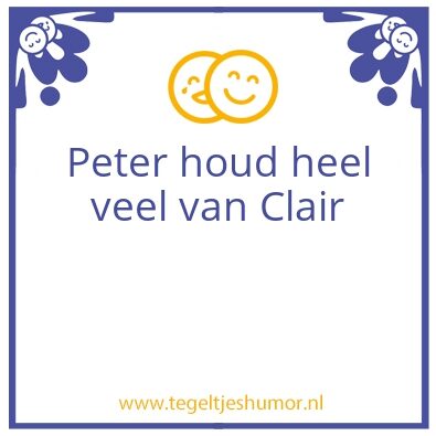 Tegeltje: gekke tegel