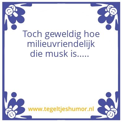 Tegeltje: SpaceX