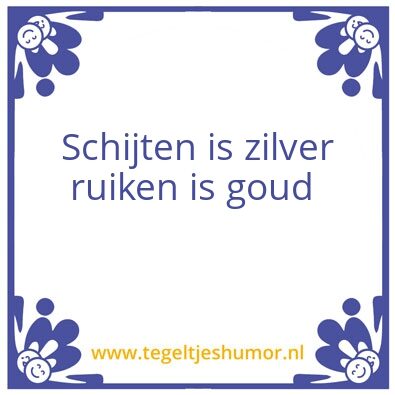 Tegeltje: O du rat