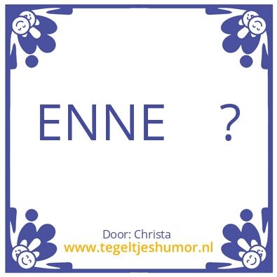 Tegeltje: Christa