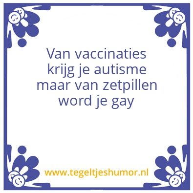 Tegeltje: Gay