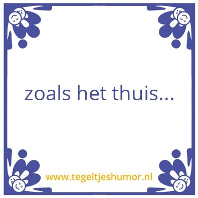 Tegeltje: test