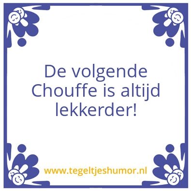 Tegeltje: Chouffe