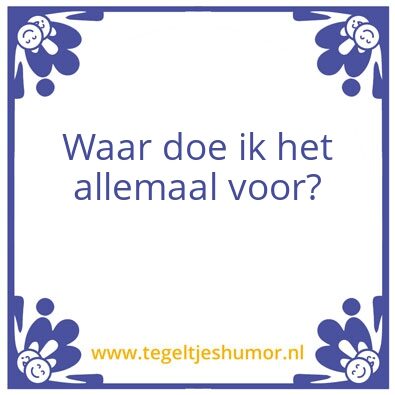 Tegeltje: johan