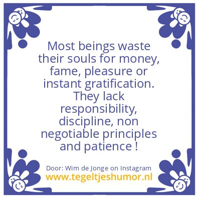Tegeltje: waste
