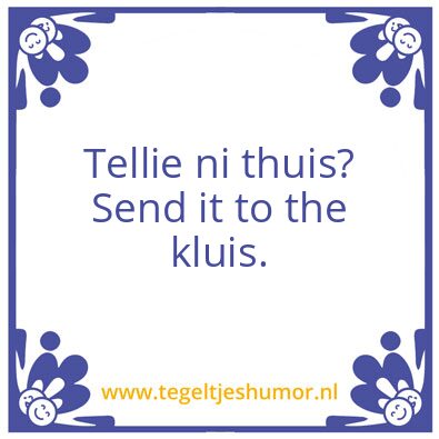 Tegeltje: Telefoon