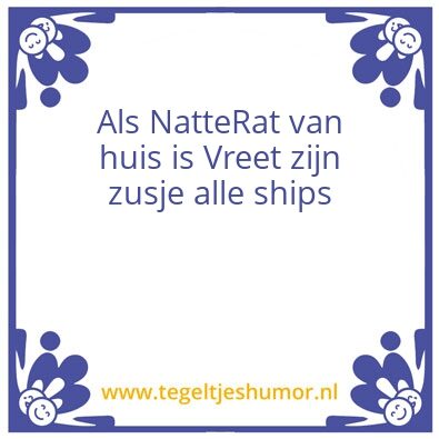 Tegeltje: bruh