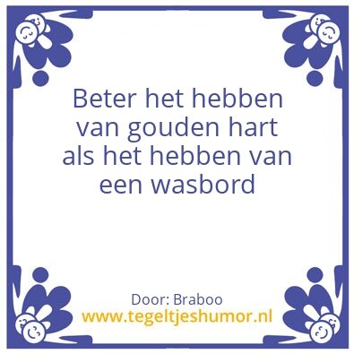 Tegeltje: Tip