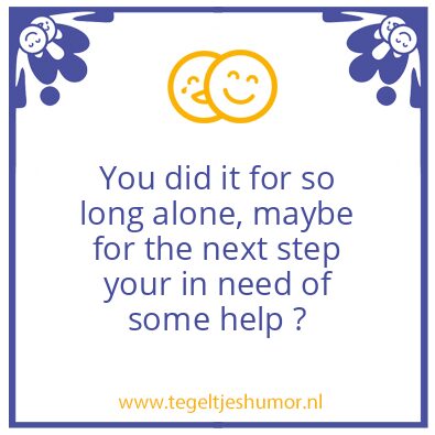 Tegeltje: help ?