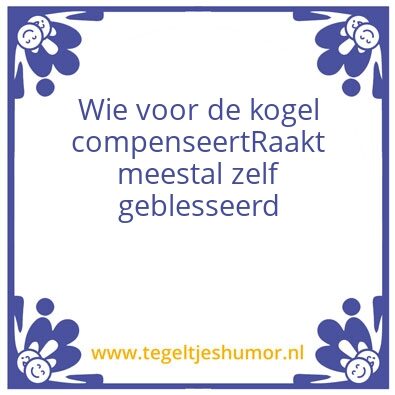 Tegeltje: Kogel