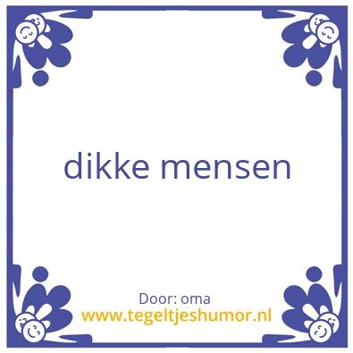 Tegeltje: je kanker tia
