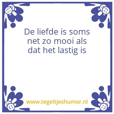 Tegeltje: Tegeltje