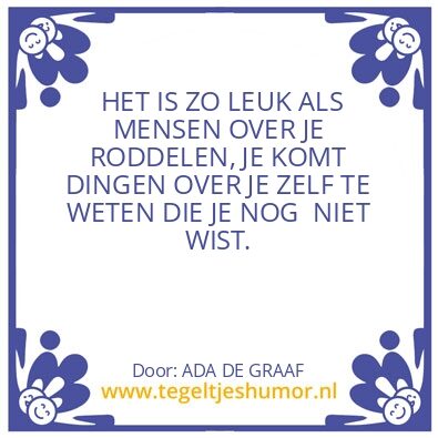 Tegeltje: HOREN
