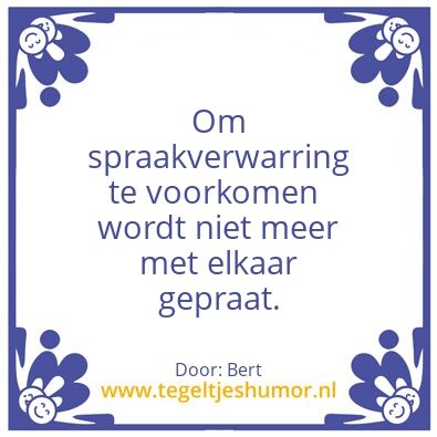 Tegeltje: A day at the office