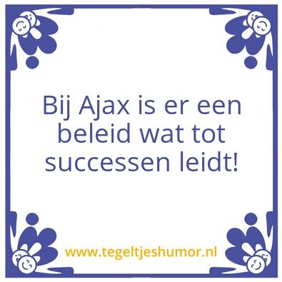 Tegeltje: Beleid