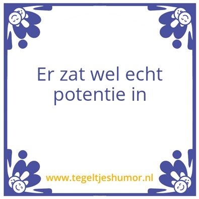 Tegeltje: Vertrouwen