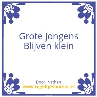 Tegeltje: Nathan
