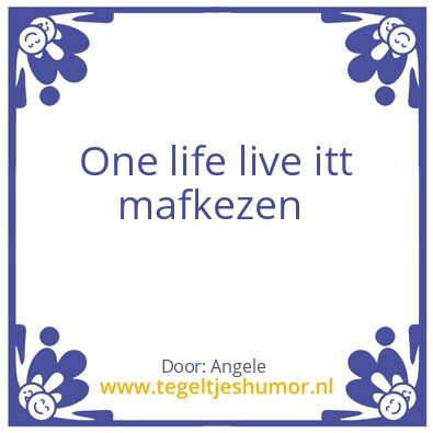 Tegeltje: Angele