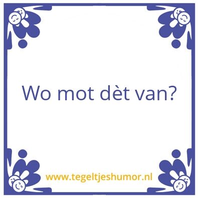 Tegeltje: Enne