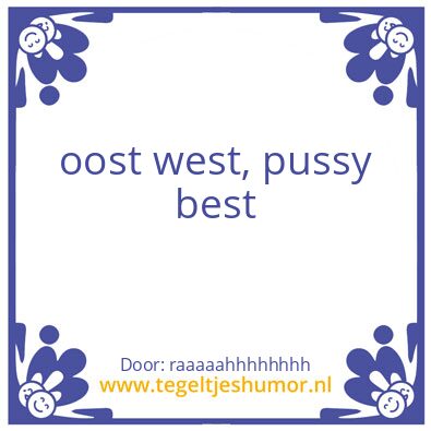 Tegeltje: slurp