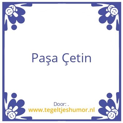 Tegeltje: .