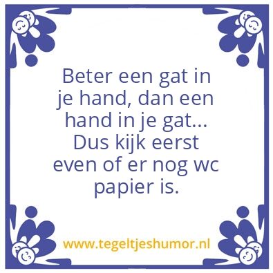Tegeltje: wc