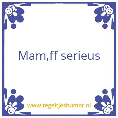 Tegeltje: Megan